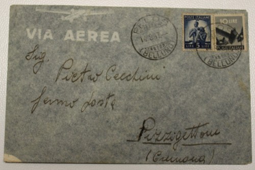 1947 lettera fermo posta - 1947,