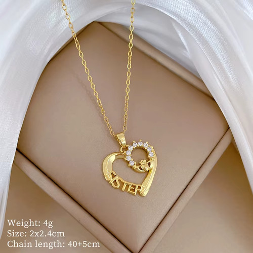 Collana ciondolo cuore regalo - ciondolo,