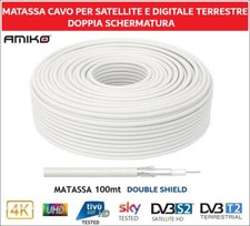 Matassa Filo Cavo Coassiale Antenna Tv Digitale Terrestre Satellitare Schermato