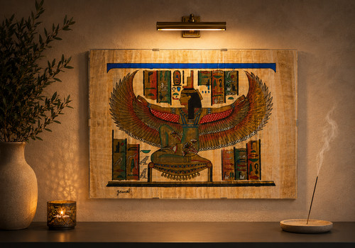Quadro papiro egiziano - quadro, dea