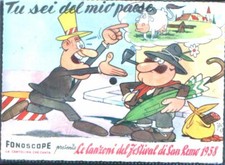 SAN REMO 1958  JACOVITTI TU