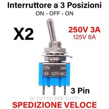 2x Interruttore a 3 posizioni
