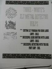 3 WHITES XLT METAL DETECTOR
