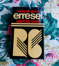 NUOVO Sigillato 1 Mazzo di carte da gioco Napoletane ERRESEI R6 Plastic Cards
