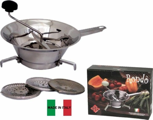 Passaverdura rondò inox - rondò, cm