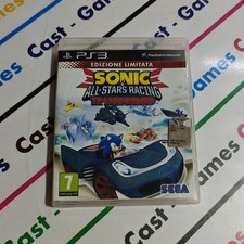 SONIC ALL STAR RACING TRANSFORMED PS3 ITALIANO PLAYSTATION 3 COMPLETO COME NUOVO