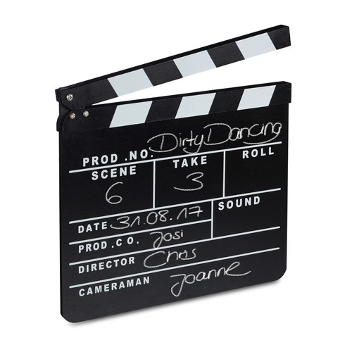 Ciak cinematografico nero