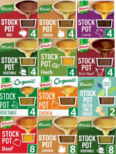 Knorr Stock Pentole Pollo,Beef,Lamb,Verdura,Biologico,Ricco Beef 4+8 Confezioni