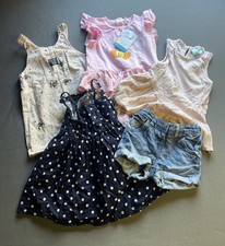 Pacchetto vestiti bambina 18-24 mesi vestito estivo pantaloncini