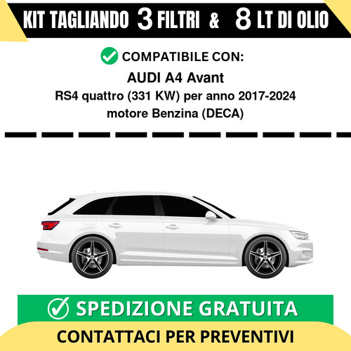 Tagliando per audi - per, a4
