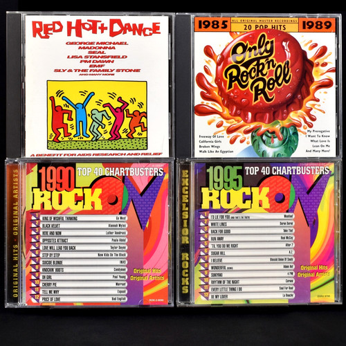 Lot 80s 90s compilation - cd,