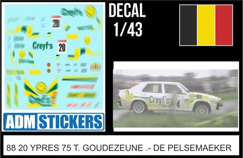 Decal 43 rally ypres - 88,