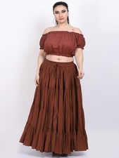 Wevez Gypsy 25 Yard 4 Tier Gonne Tribal Belly Dance Flamenco