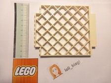 Lego paravento 6165 parete reticolo squadrato color bianco - vintage originale