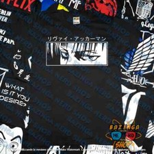 T-Shirt Sguardo Levi (Attack on titan, Attacco dei giganti)