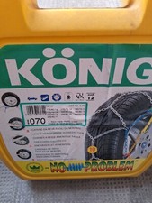 CATENE DA NEVE KONIG NO PROBLEM CAVO FLESSIBILE MODELLO T2 10 MM TIRE CHAINS