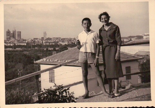 1958 foto madre figlio - -,