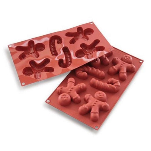 Stampo silicone omino pan - stampo,