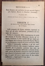 ROSOLINI 1886 REGIO DECRETO X