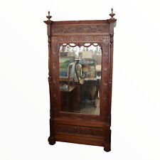 Armadio a specchio in legno di noce epoca '800