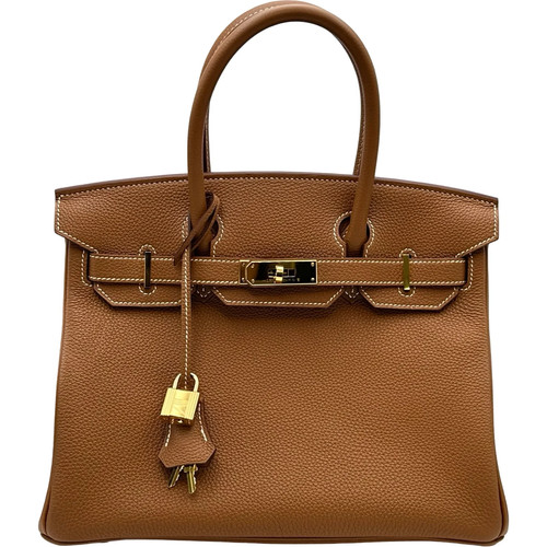 Hermes birkin gold handbag - hermes,