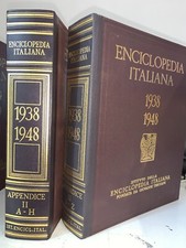 ENCICLOPEDIA ITALIANA, TRECCANI  - APPENDICE II 1938 - 1948 - 2 VOLUMI
