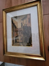 Quadro MARTINO DOLCI Brescia Anni 30 Archiviato Fondazione 1935 Olio 22x32