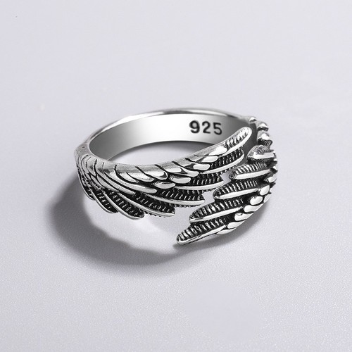 Anello ala angelo - , argento