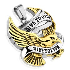 Pendente Uomo Aquila Dorata