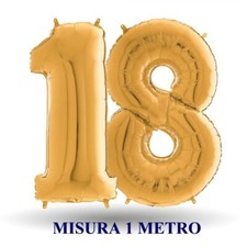 PALLONE PALLONCINO 18 ANNI ORO