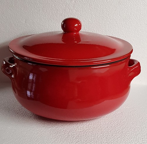 Tegame terracotta smaltata - tegame, in