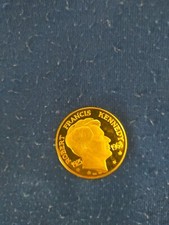 Moneta commemorativa in oro 21 Kt John  Kennedy e Robert Francis Kennedy