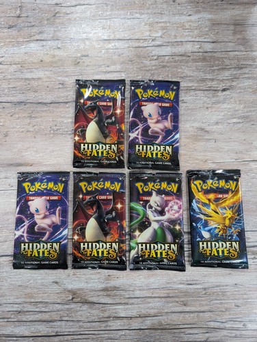 Pokémon set empty hidden - pokémon, 6x
