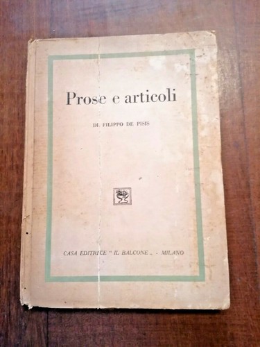 Prose articoli filippo de - di,