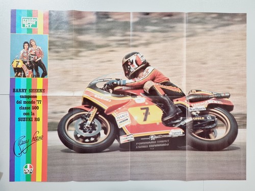 Poster barry sheene - sheene, campione