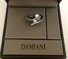 ANELLO DI FIDANZAMENTO DAMIANI ORIGINALE ORO BIANCO 18KT CON DIAMANTI NATURALI