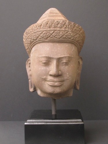 Grande testa buddha in - grande,