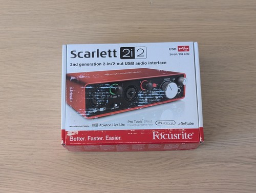 Focusrite scarlett 2i2 - focusrite,