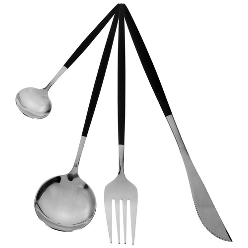 Posate acciaio inox set - in,