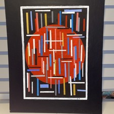 Quadro suprematista russo Nina