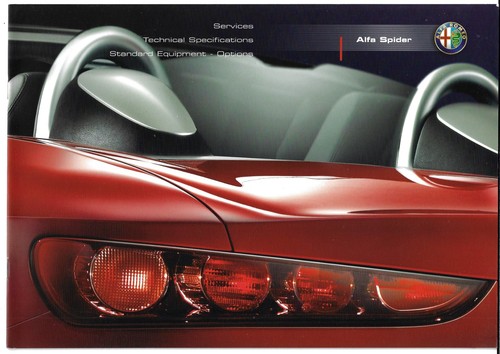 Alfa romeo spider specifiche - alfa,