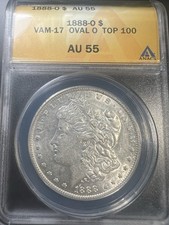 1888 morgan dollar vam - dollar, 17