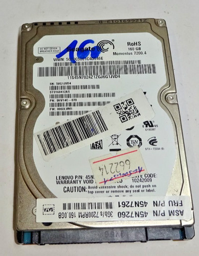 Seagate st9160412as 160 - seagate, ***