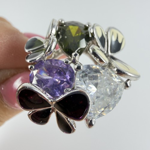 Anello farfalla park lane - farfalla,