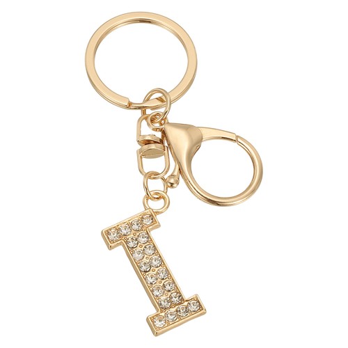 Crystal letter keychain - letter,