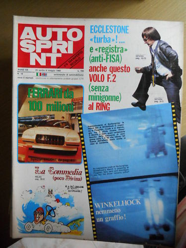 Autosprint 1980 poster - 1980,