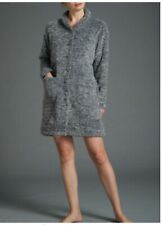 VESTAGLIA DA CAMERA DONNA INVERNALE IN ORSETTO MORBIDA E CALDA CON TASCHE RAGNO