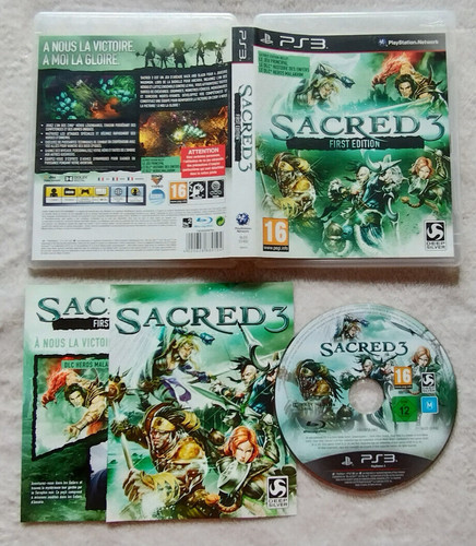 Sacred ps3 complet - -, cd