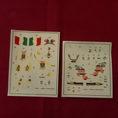 Foglio decals honda - -,