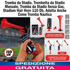 Tromba da Stadio, Trombetta da Stadio Manuale, Tromba da Stadio Senza Gas, feste